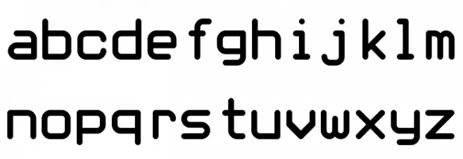 White Rabbit Font LOWERCASE