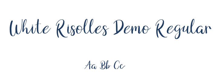 White Risolles Demo Regular Font Preview