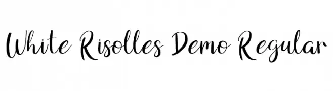 White Risolles Demo Regular  baixar fontes gratis