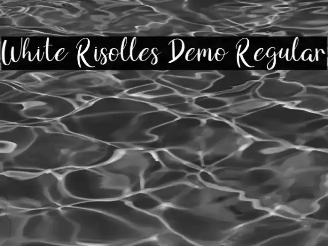 White Risolles Demo Regular Fuentes examples
