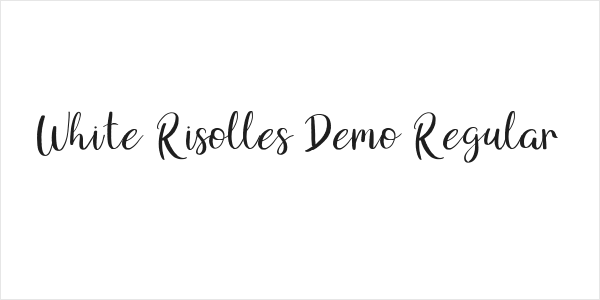 White Risolles Demo Regular Logo