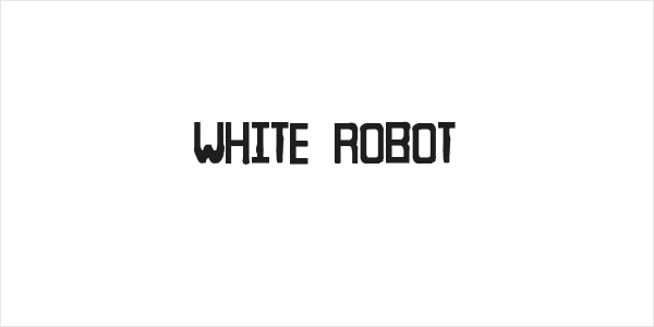 White Robot Logo
