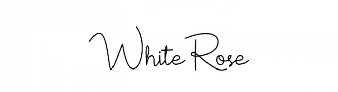 White Rose  Frei Schriftart Herunterladen