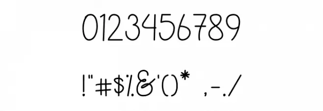 White Rose Font OTHER CHARS