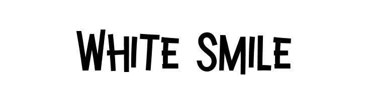 White Smile  Free Fonts Download