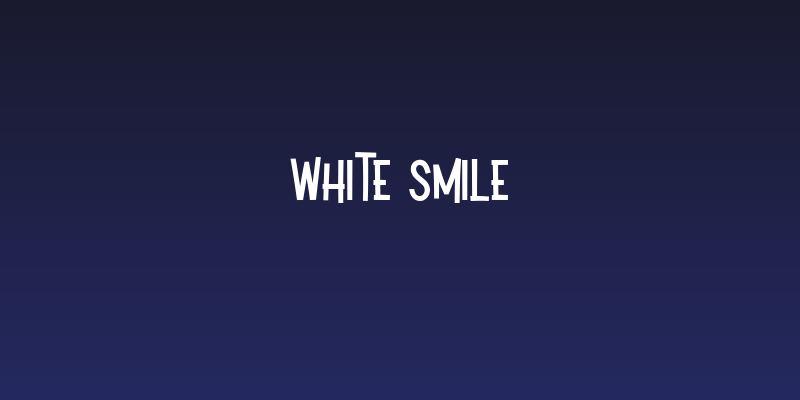 White Smile Social Header