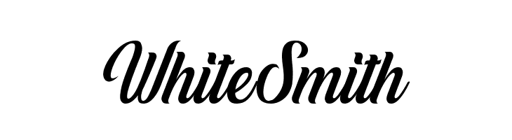 White Smith  Frei Schriftart Herunterladen