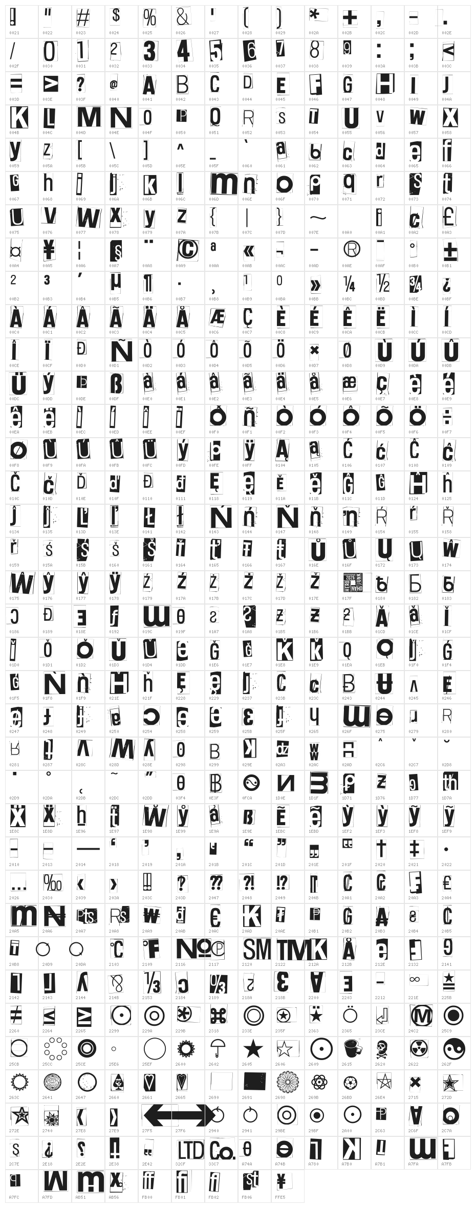 White Square Red Yes Black Eight Pingpong Pingpong Character Map