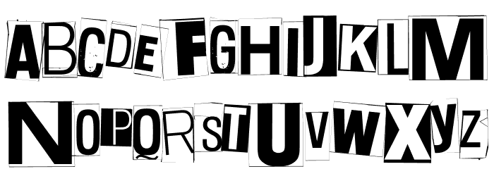 White Square Red Yes Black Eight Warsaw Warsaw Font UPPERCASE