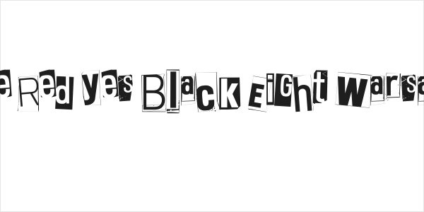 White Square Red Yes Black Eight Warsaw Warsaw Logo