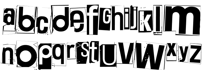 White Square Red Yes Black Eight Zero Zero फ़ॉन्ट लोअरकेस