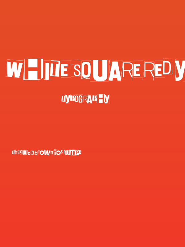 White Square Red Yes Black Eight Poster