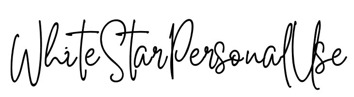 White Star Personal Use  Fuentes Gratis Descargar