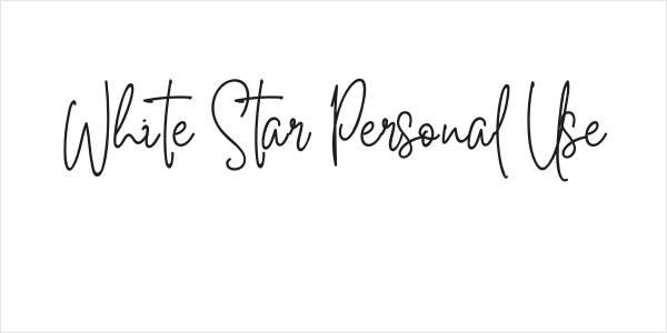 White Star Personal Use Logo