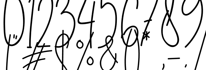 White Star Font OTHER CHARS