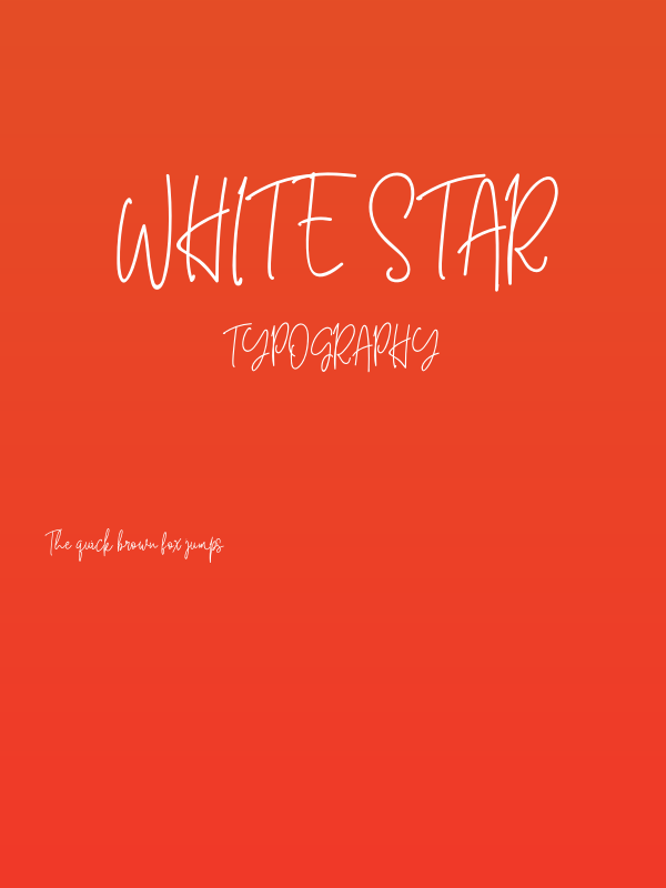 White Star Poster