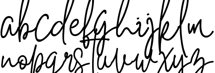 White Star Font LOWERCASE