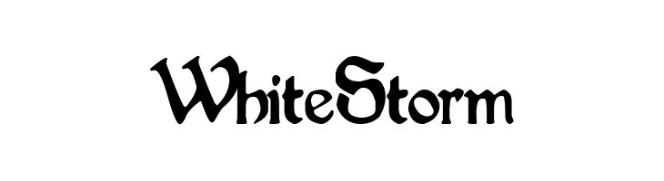 White Storm  Fuentes Gratis Descargar
