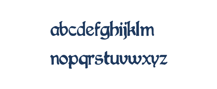 White Storm Lowercase