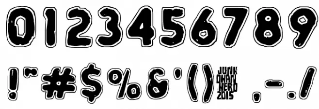 White Submarine Font Alte caractere