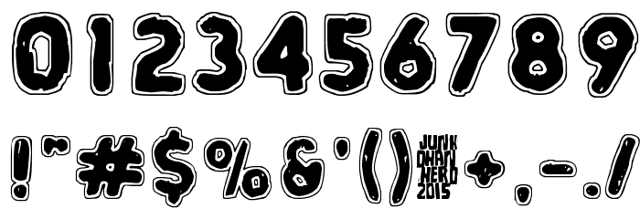 White Submarine Font OTHER CHARS
