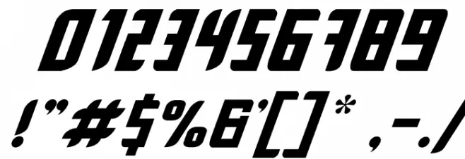 White Systemattic Duo Italic Font OTHER CHARS