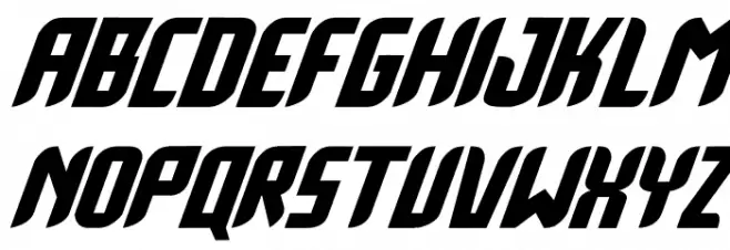 White Systemattic Duo Italic Caratteri MAIUSCOLE