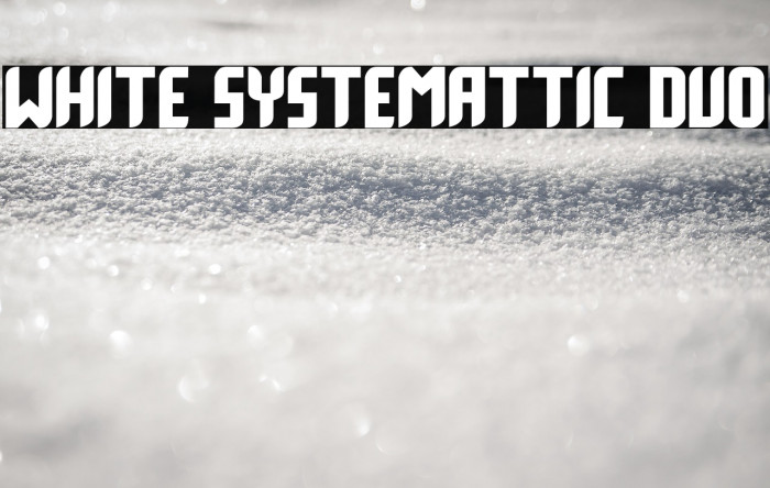 White Systemattic Duo Example 3