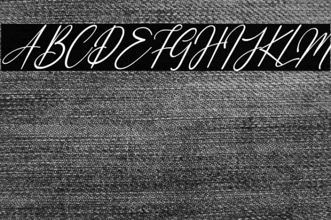 White Systemattic Italic Font examples