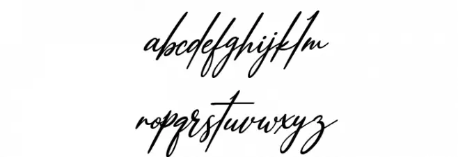 White Systemattic Italic 字体 小写