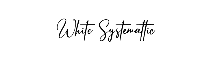 White Systemattic  नि: शुल्क फ़ॉन्ट्स डाउनलोड