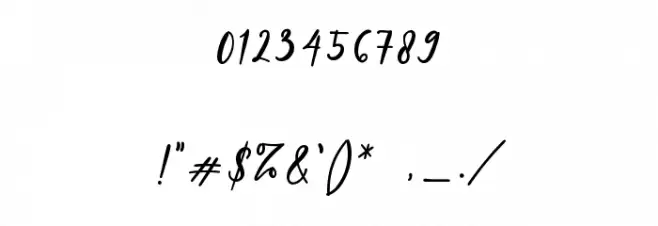 White Systemattic Font OTHER CHARS