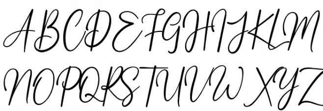 White Systemattic Schriftart Groß