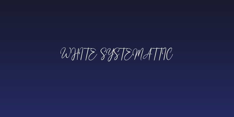 White Systemattic Social Header
