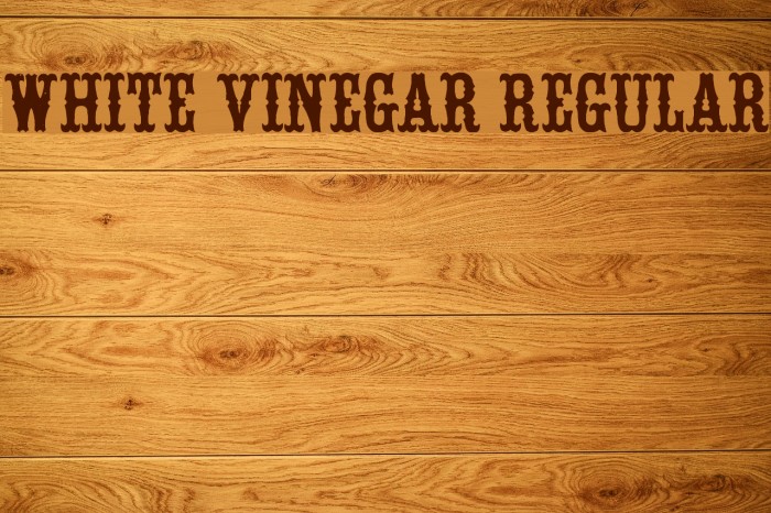 White Vinegar Regular Example 3