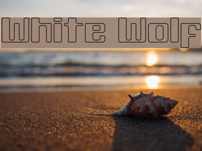 White Wolf Font examples