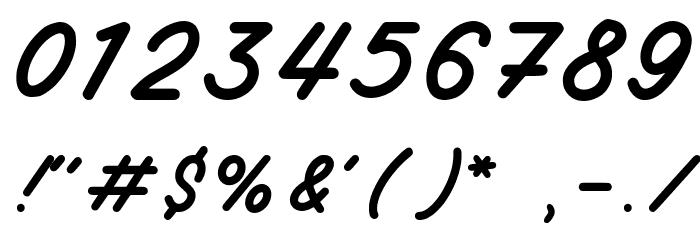 White Wonder Font OTHER CHARS
