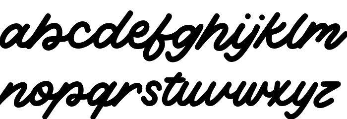White Wonder Font LOWERCASE
