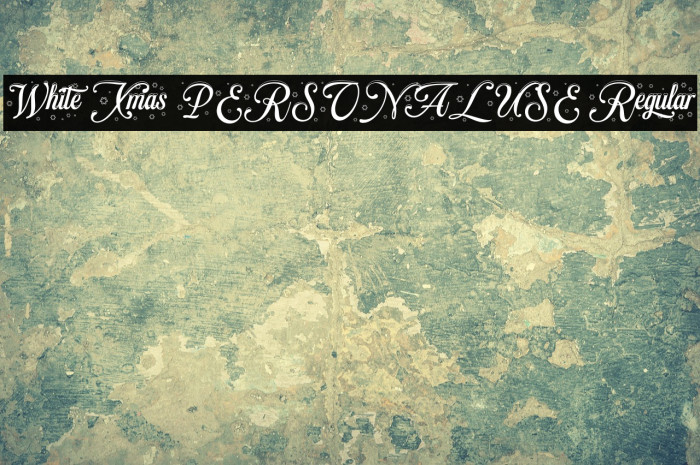 White Xmas PERSONAL USE Regular Example 1