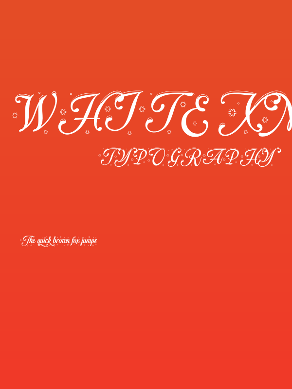 White Xmas PERSONAL USE Regular Poster