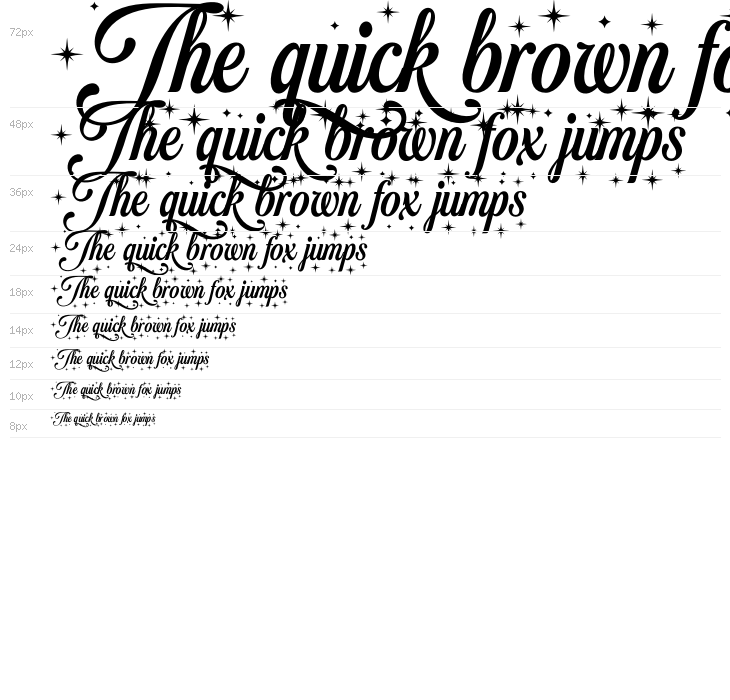 White Xmas Star PERSONAL USE Regular Waterfall