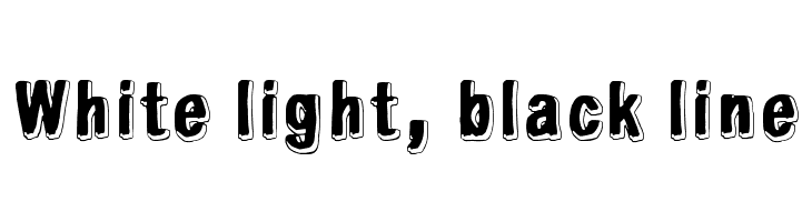 White light, black line  لخطوط تنزيل
