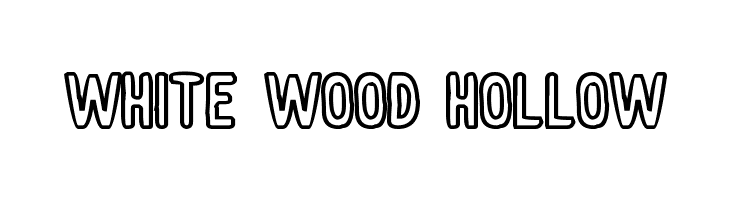 White wood Hollow  नि: शुल्क फ़ॉन्ट्स डाउनलोड