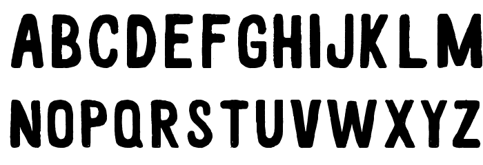 White wood Font LOWERCASE