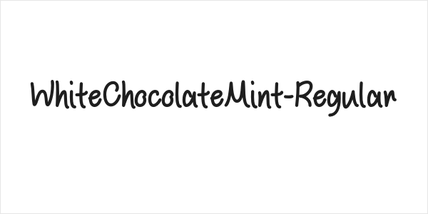 WhiteChocolateMint-Regular Logo