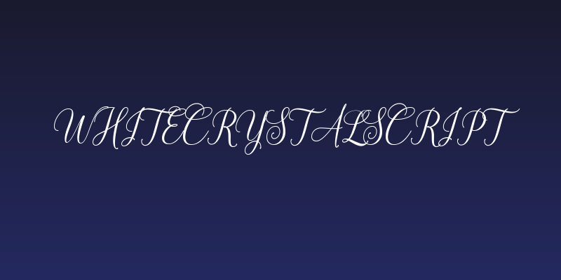 WhiteCrystalScript Social Header