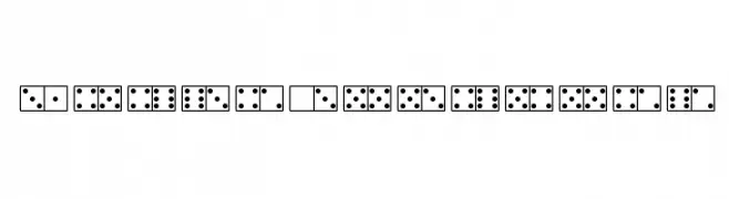 WhiteDominoes  Frei Schriftart Herunterladen