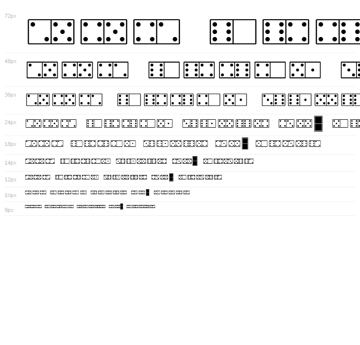 WhiteDominoes Waterfall