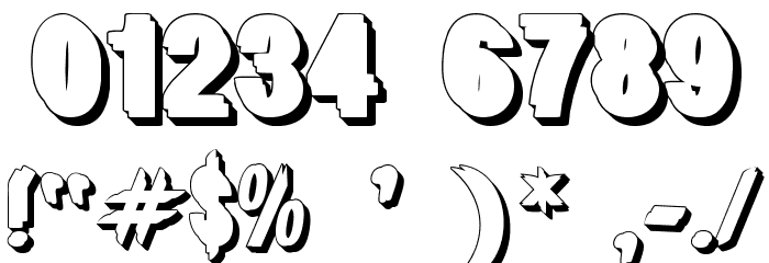 WhiteFree Font OTHER CHARS