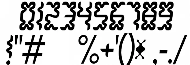 WhiteLake-Regular Font OTHER CHARS